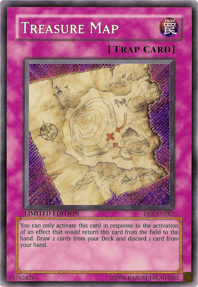 Treasure Map [DPK-ENSE2] Secret Rare - Josh's Cards