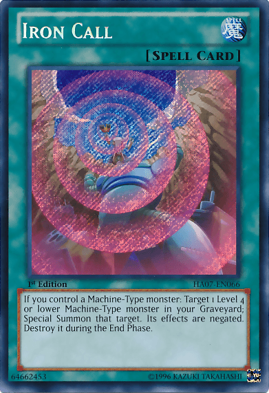 Iron Call [HA07-EN066] Secret Rare - Josh's Cards