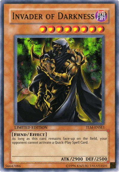 Invader of Darkness [TLM-ENSE1] Ultra Rare - Josh's Cards
