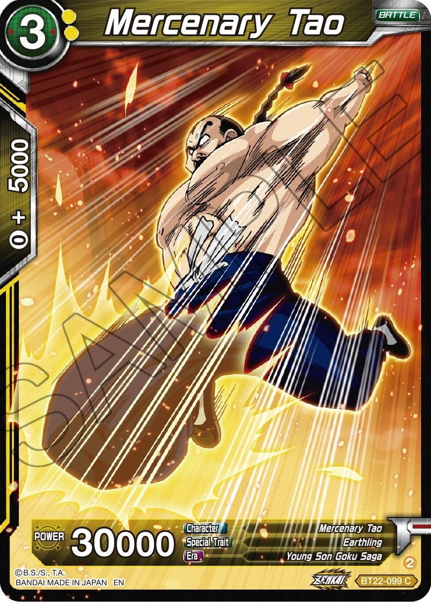 Mercenary Tao (BT22-099) [Critical Blow] Parallel Foil