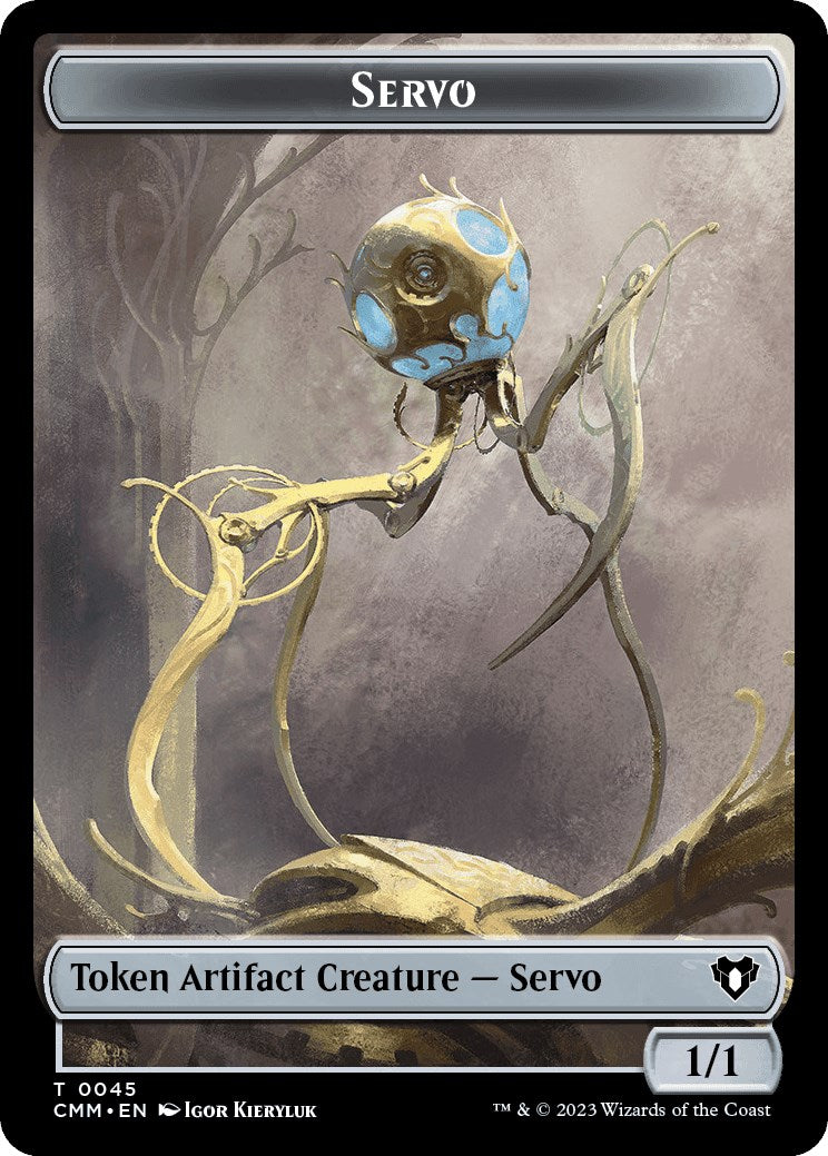 Servo // Construct (0041) Double-Sided Token [Commander Masters Tokens]