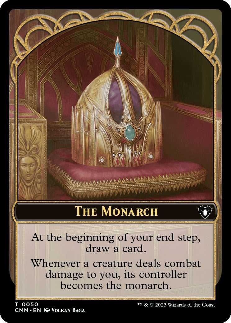 The Monarch // Rat Double-Sided Token [Commander Masters Tokens] Foil