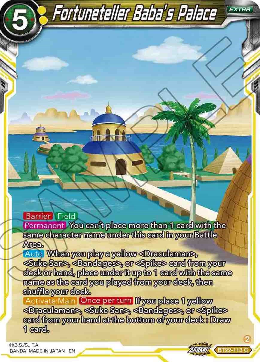 Fortuneteller Baba's Palace (BT22-113) [Critical Blow] Parallel Foil
