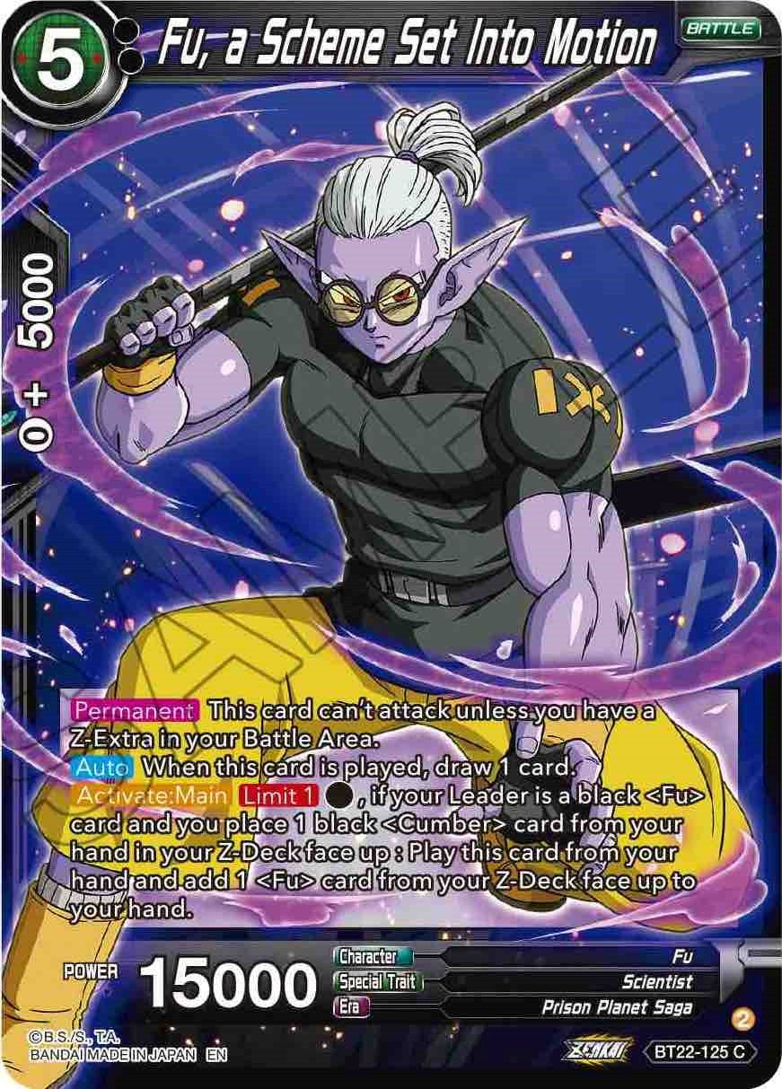 Fu, a Scheme Set Into Motion (BT22-125) [Critical Blow] Parallel Foil