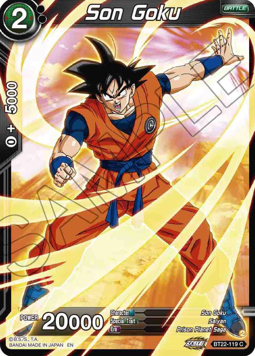 Son Goku (BT22-119) [Critical Blow] Parallel Foil