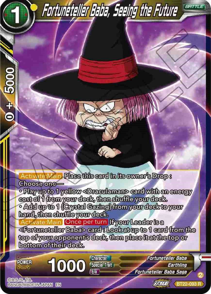 Fortuneteller Baba, Seeing the Future (BT22-093) [Critical Blow] Parallel Foil