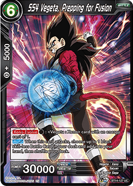 SS4 Vegeta, Prepping for Fusion (BT14-127) [Cross Spirits] Parallel Foil