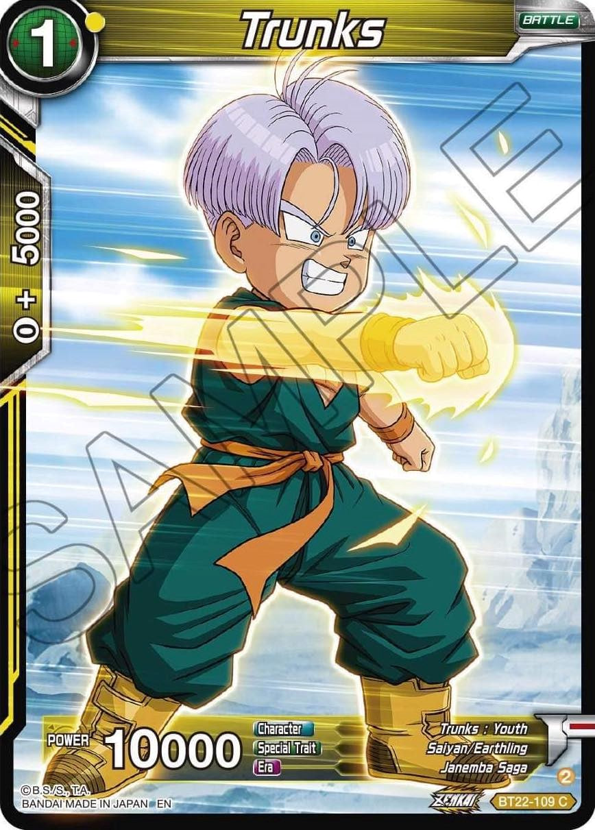 Trunks (BT22-109) [Critical Blow] Parallel Foil