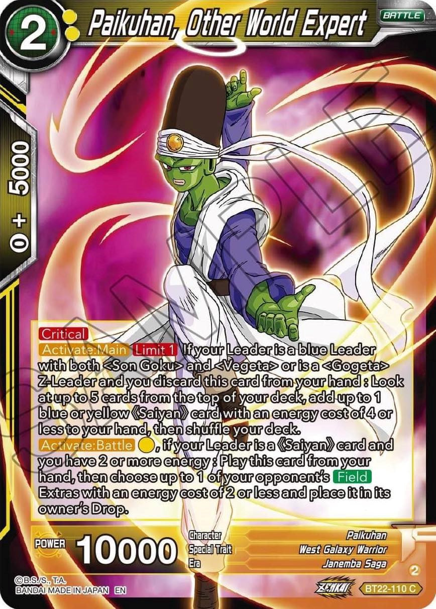 Pikuhan, Other World Expert (BT22-110) [Critical Blow] Parallel Foil