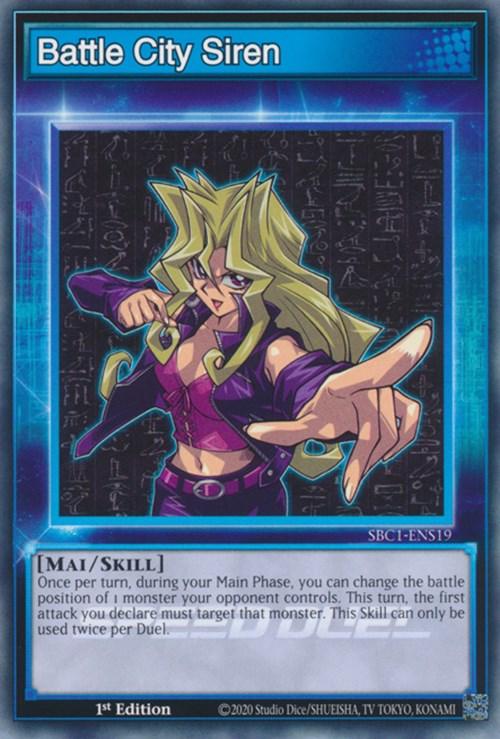 Battle City Siren [SBC1-ENS19] Common - Josh's Cards