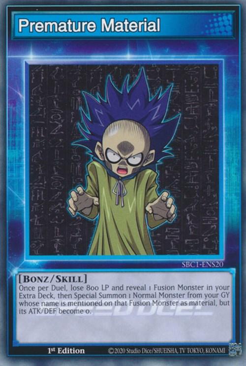 Premature Material [SBC1-ENS20] Common - Josh's Cards