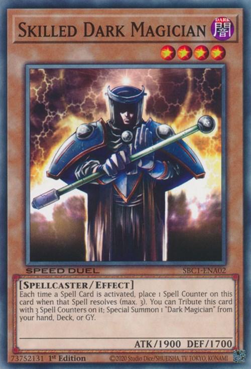 Skilled Dark Magician [SBC1-ENA02] Common - Josh's Cards