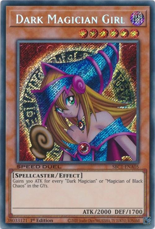 Dark Magician Girl [SBC1-ENA05] Secret Rare - Josh's Cards