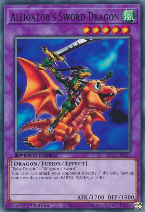 Alligator's Sword Dragon [SBC1-ENB23] Common - Josh's Cards