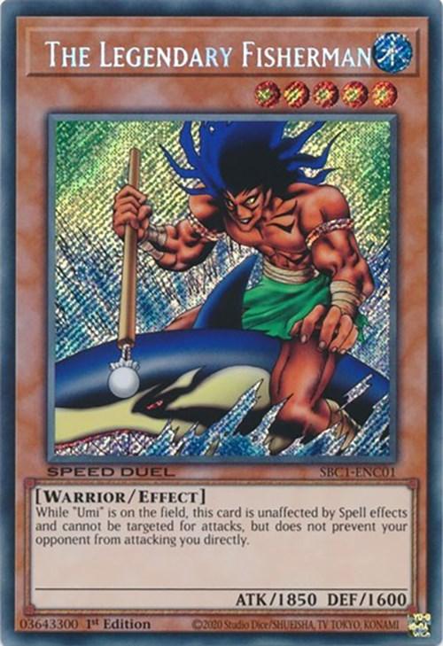 The Legendary Fisherman [SBC1-ENC01] Secret Rare - Josh's Cards