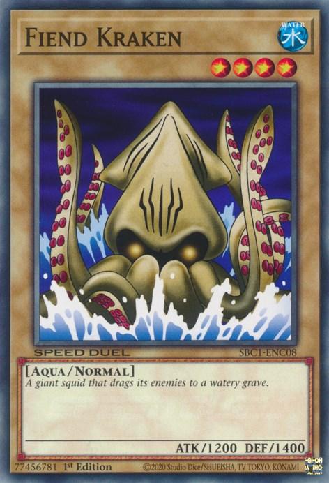 Fiend Kraken [SBC1-ENC08] Common - Josh's Cards
