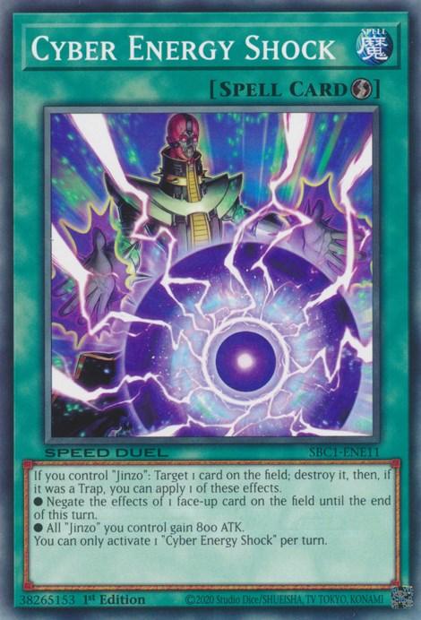 Cyber Energy Shock [SBC1-ENE11] Common - Josh's Cards