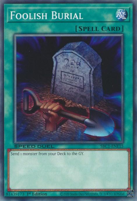 Foolish Burial [SBC1-ENE15] Common - Josh's Cards