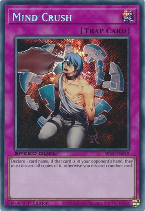 Mind Crush (Secret Rare) [SBC1-ENE19] Secret Rare - Josh's Cards