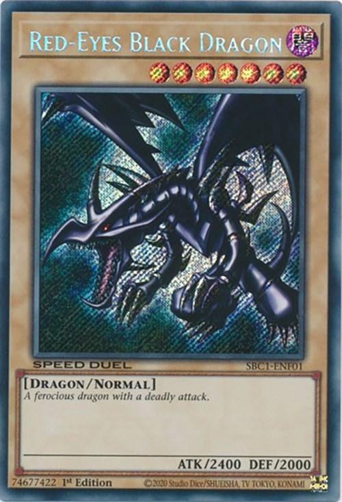 Red-Eyes Black Dragon [SBC1-ENF01] Secret Rare - Josh's Cards