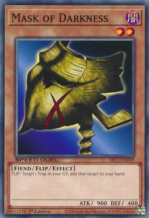 Mask of Darkness [SBC1-ENF09] Common - Josh's Cards