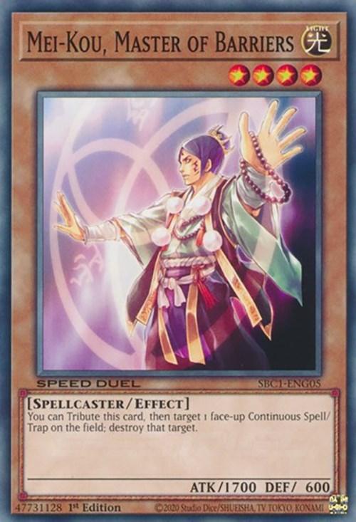 Mei-Kou, Master of Barriers [SBC1-ENG05] Common - Josh's Cards