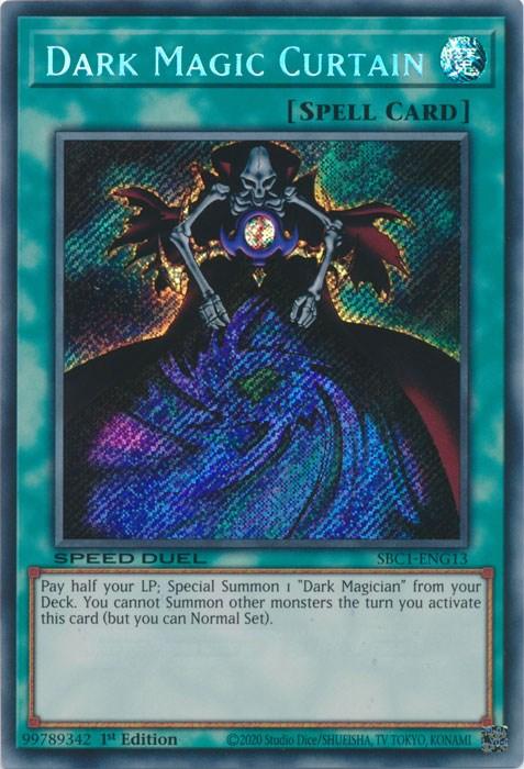 Dark Magic Curtain [SBC1-ENG13] Secret Rare - Josh's Cards