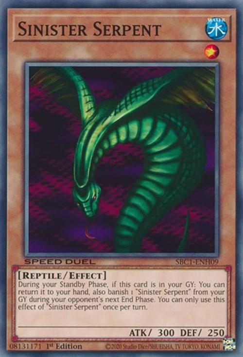 Sinister Serpent [SBC1-ENH09] Common - Josh's Cards