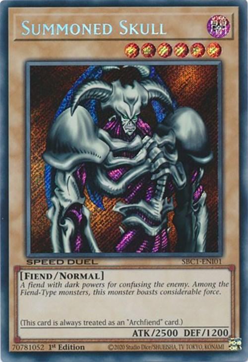 Summoned Skull [SBC1-ENI01] Secret Rare - Josh's Cards