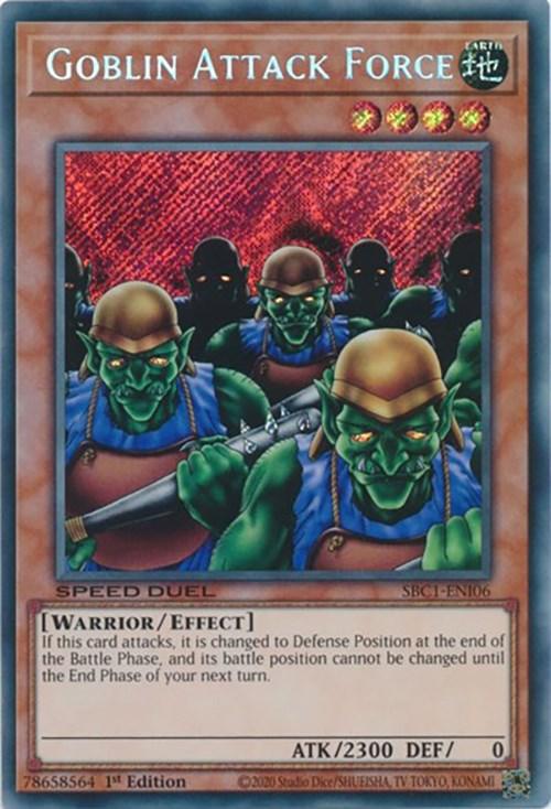 Goblin Attack Force [SBC1-ENI06] Secret Rare - Josh's Cards
