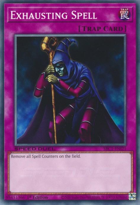 Exhausting Spell [SBC1-ENI21] Common - Josh's Cards