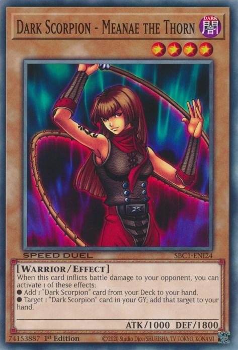 Dark Scorpion - Meanae the Thorn [SBC1-ENI24] Common - Josh's Cards