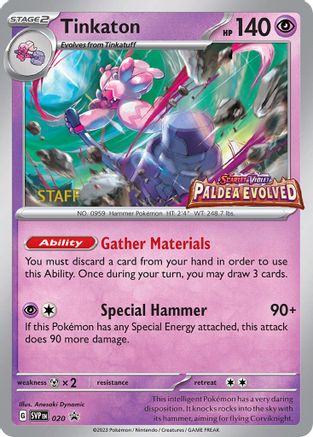 Tinkaton 020 - SV Scarlet & Violet Promo Cards - Holofoil