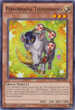 Performapal Thunderhino [CROS-EN096] Common - Josh's Cards