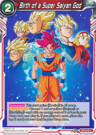 Birth of a Super Saiyan God (BT8-019) [Malicious Machinations] Parallel Foil