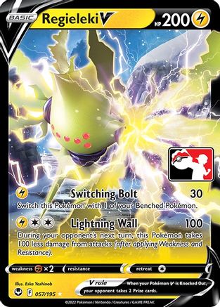 Regieleki V 057/195 - Prize Pack Series Cards Holofoil