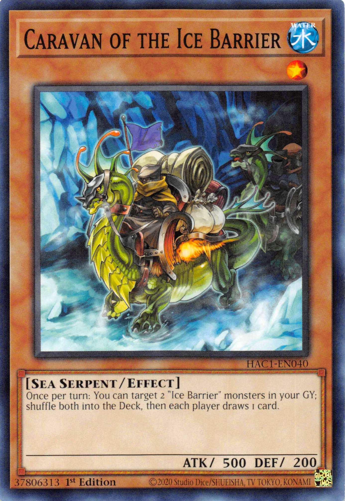 Caravan of the Ice Barrier [HAC1-EN040] Common - Josh's Cards