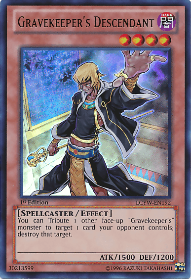 Gravekeeper's Descendant [LCYW-EN192] Ultra Rare - Josh's Cards