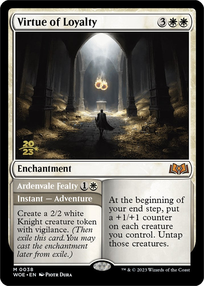 Virtue of Loyalty // Ardenvale Fealty (PPWOE-038) - Wilds of Eldraine Promos Foil