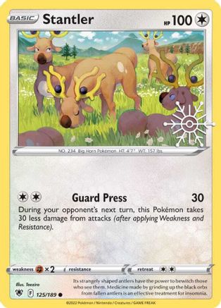 Stantler (Holiday Calendar) 125/189 - Miscellaneous Cards & Products Holofoil