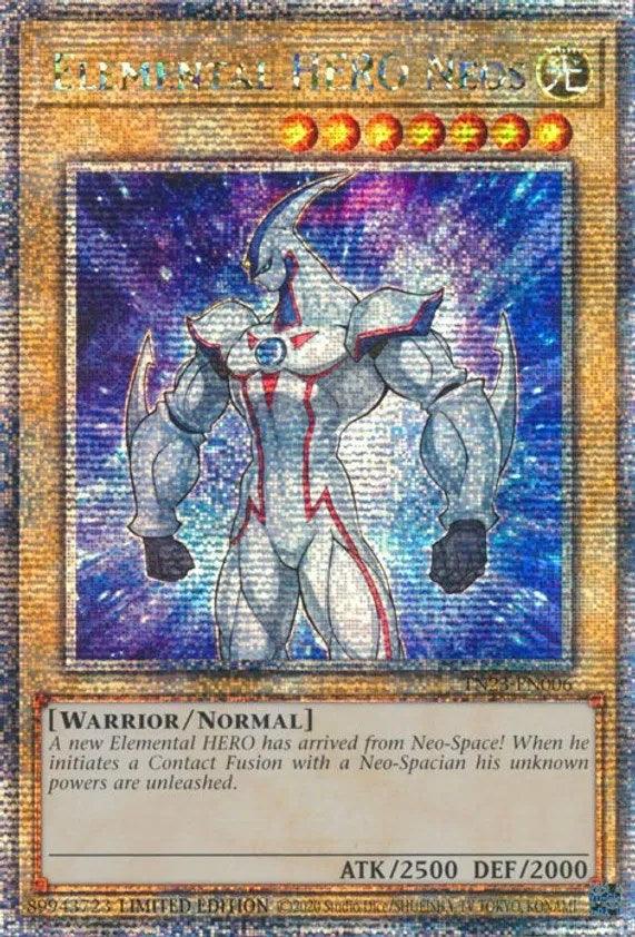 Elemental HERO Neos [TN23-EN006] Quarter Century Secret Rare - Josh's Cards