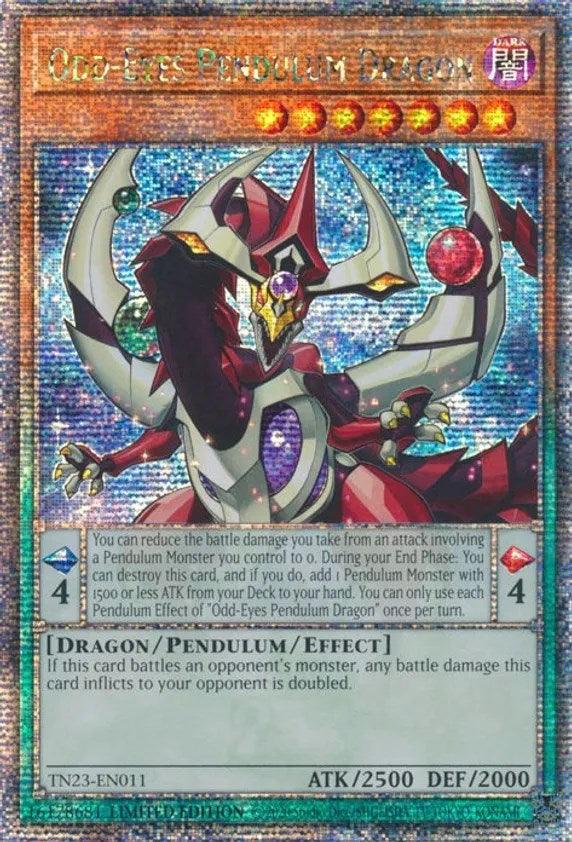 Odd-Eyes Pendulum Dragon [TN23-EN011] Quarter Century Secret Rare - Josh's Cards