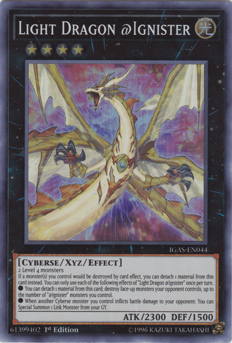 Light Dragon @Ignister [IGAS-EN044] Super Rare - Josh's Cards
