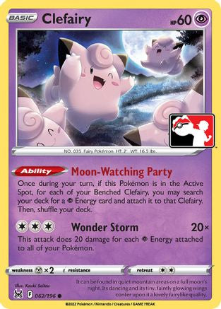 Clefairy 062/196 - Prize Pack Series Cards