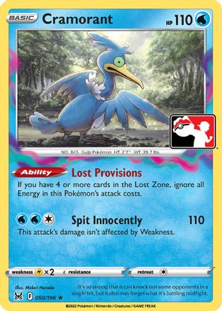 Cramorant 050/196 - Prize Pack Series Cards Holofoil