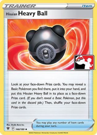 Hisuian Heavy Ball 146/189 - Prize Pack Series Cards