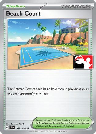 Beach Court 167/198 - Prize Pack Series Cards