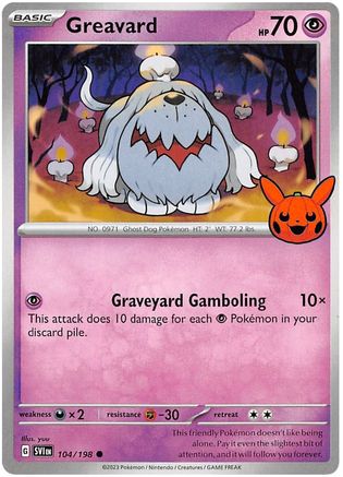 Greavard 104/198 - Trick or Trade BOOster Bundle 2023