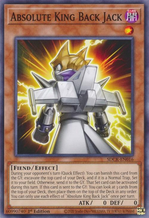 Absolute King Back Jack [SDCK-EN016] Common - Josh's Cards