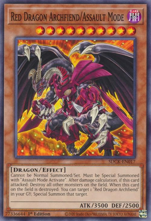 Red Dragon Archfiend/Assault Mode [SDCK-EN017] Common - Josh's Cards